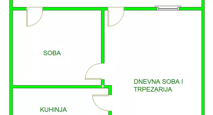 Jednoiposoban stan | 4zida