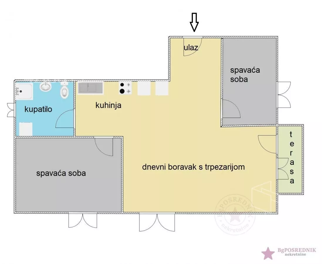 Dvosoban stan | 4zida