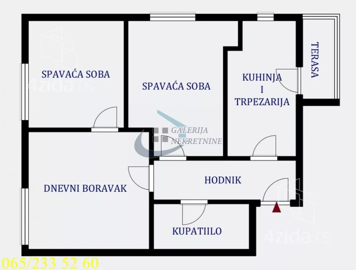 Trosoban stan | 4zida