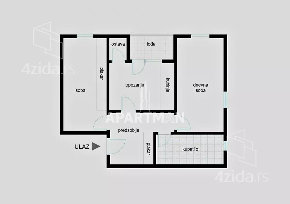 Dvosoban stan | 4zida