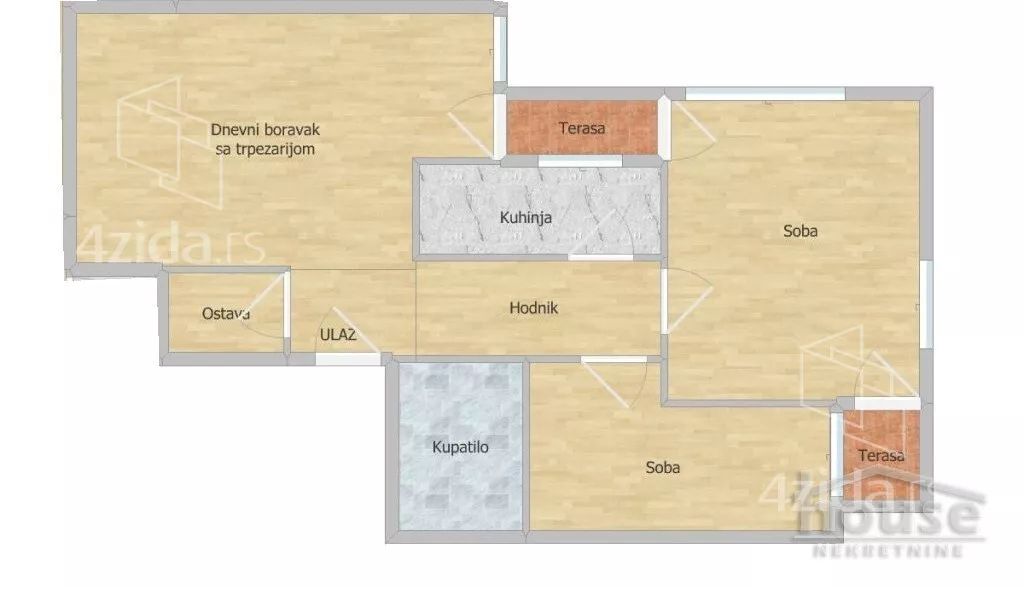 Šestosoban stan | 4zida