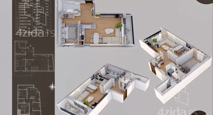 Četvorosoban stan | 4zida