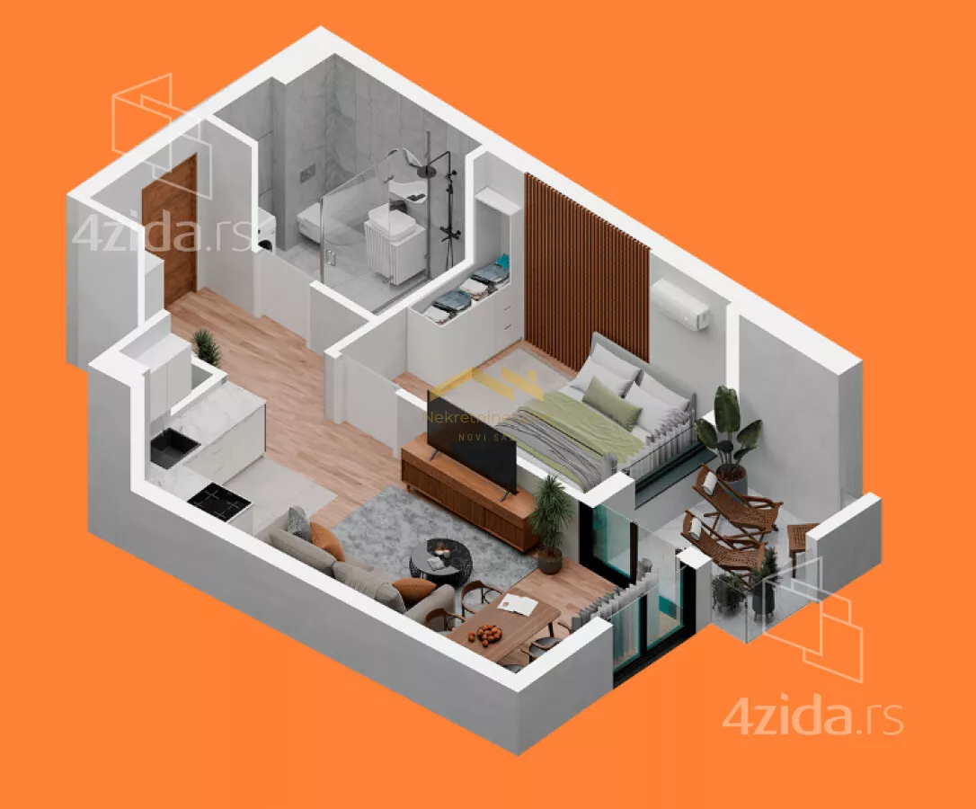 Dvosoban stan | 4zida