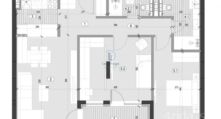 Trosoban stan | 4zida
