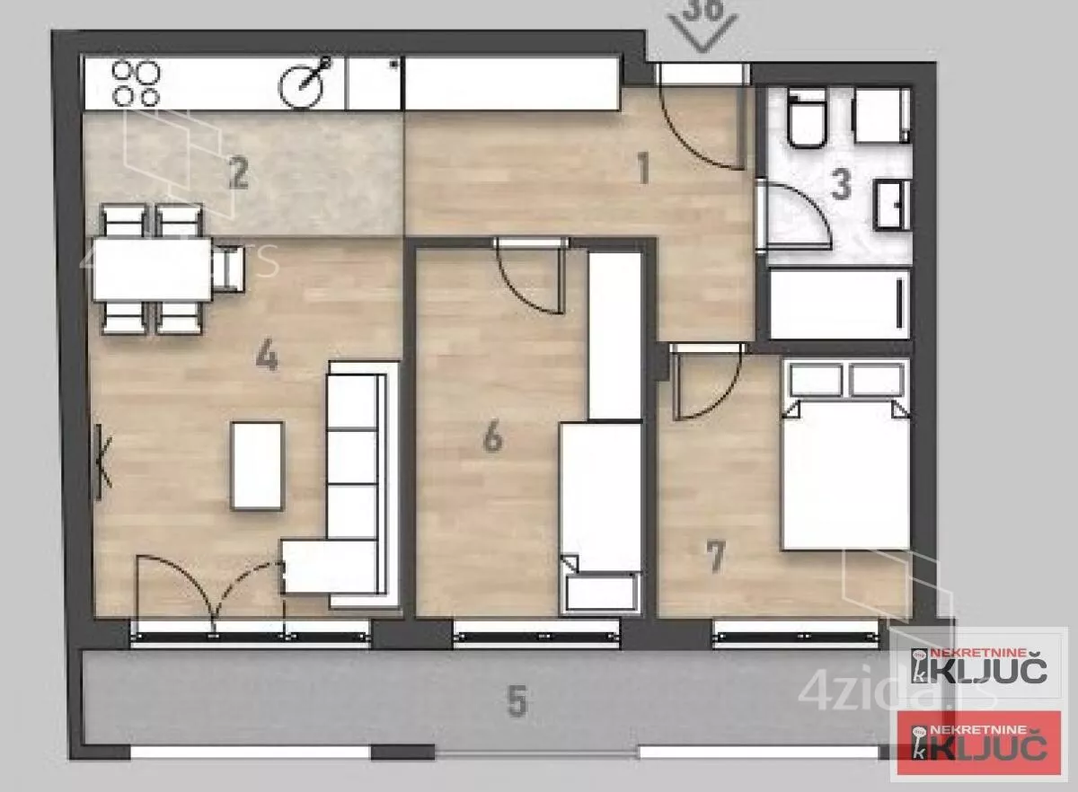 Dvoiposoban stan | 4zida