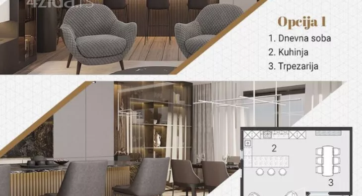 Trosoban stan | 4zida