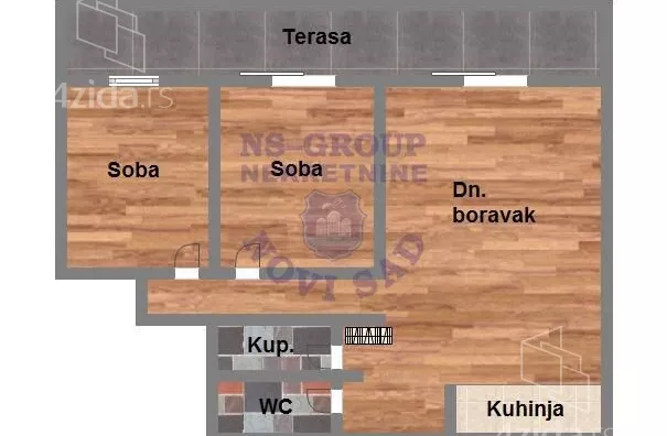 Trosoban stan | 4zida