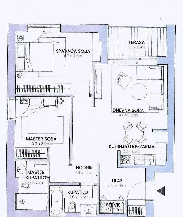 Trosoban stan | 4zida