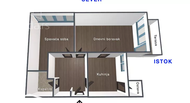 Dvosoban stan | 4zida