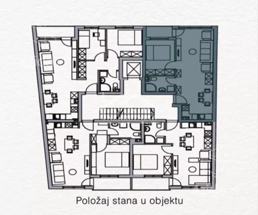 Jednoiposoban stan | 4zida