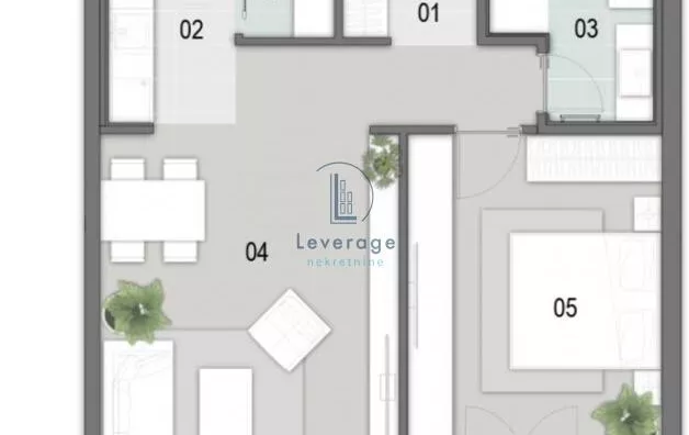 Dvosoban stan | 4zida