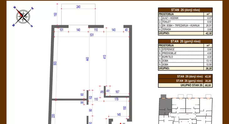 Trosoban stan | 4zida