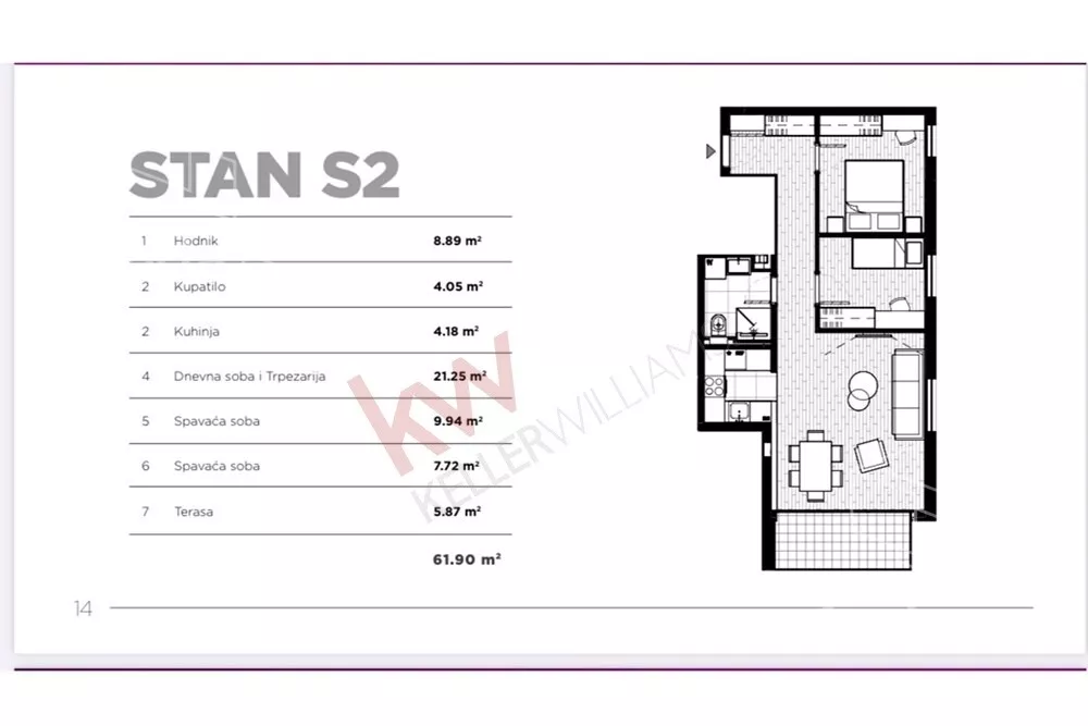 Trosoban stan | 4zida
