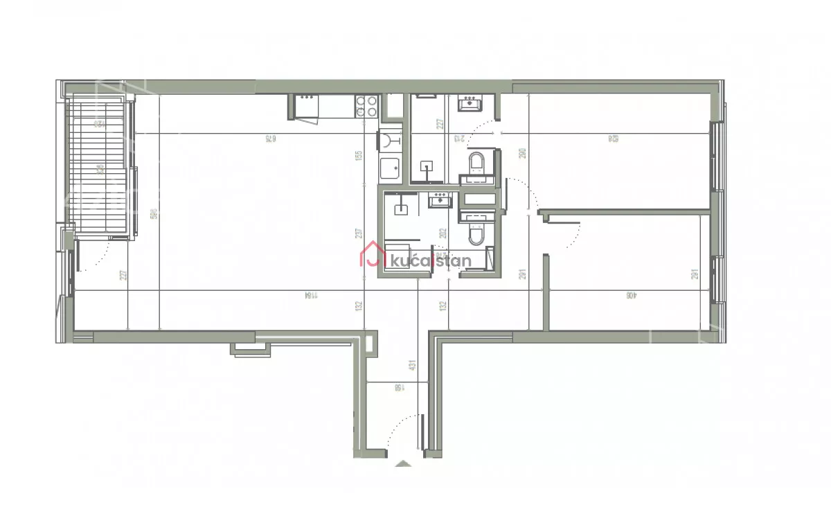 Trosoban stan | 4zida