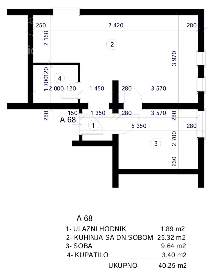 Dvoiposoban stan | 4zida