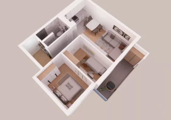 Dvoiposoban stan | 4zida