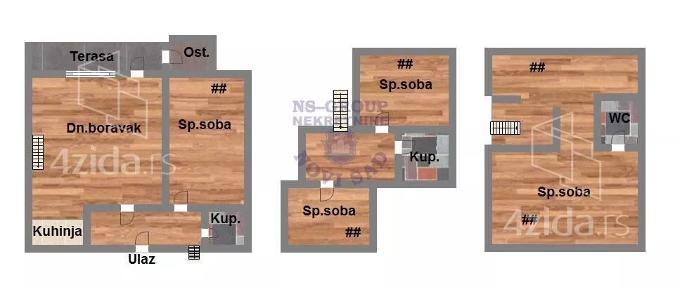 Petosoban stan | 4zida