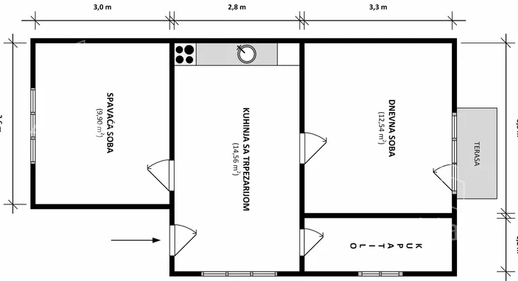 Dvosoban stan | 4zida