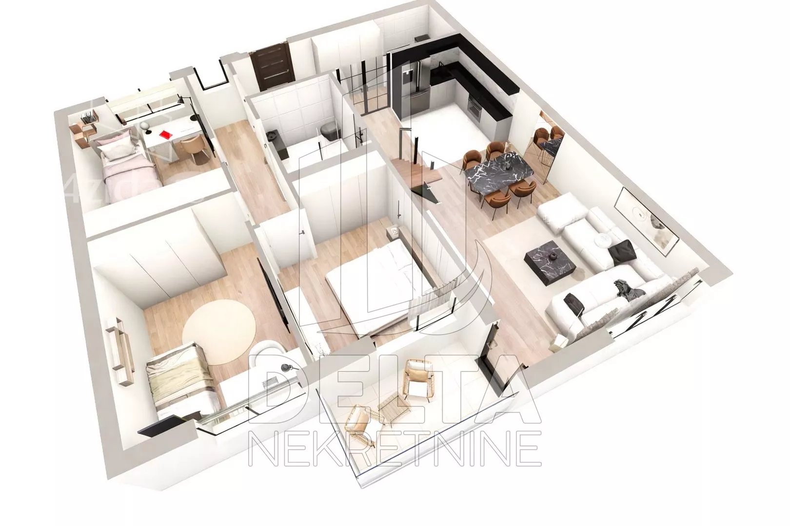 Četvorosoban stan | 4zida