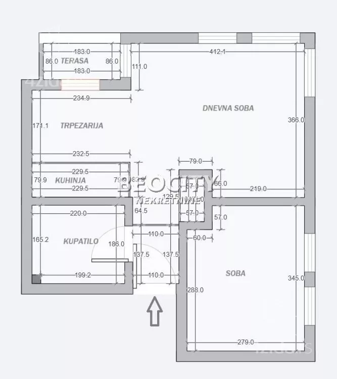 Jednoiposoban stan | 4zida