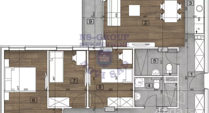 Trosoban stan | 4zida