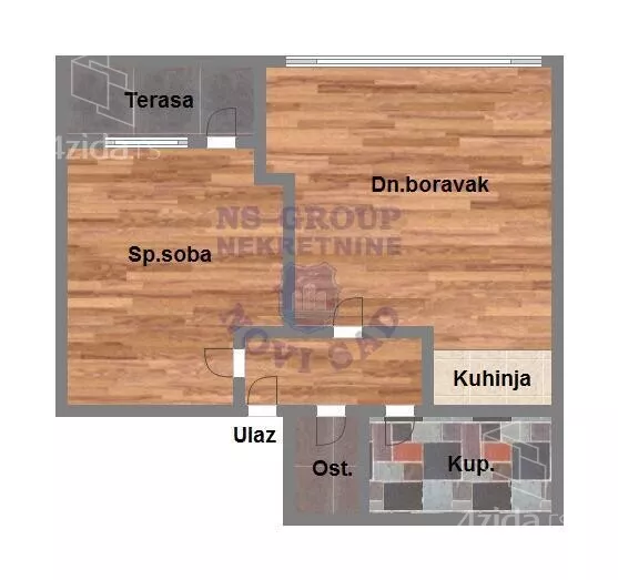 Jednoiposoban stan | 4zida