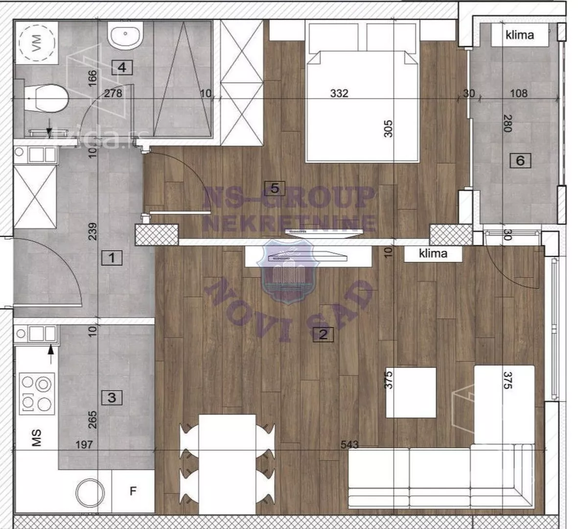 Dvosoban stan | 4zida