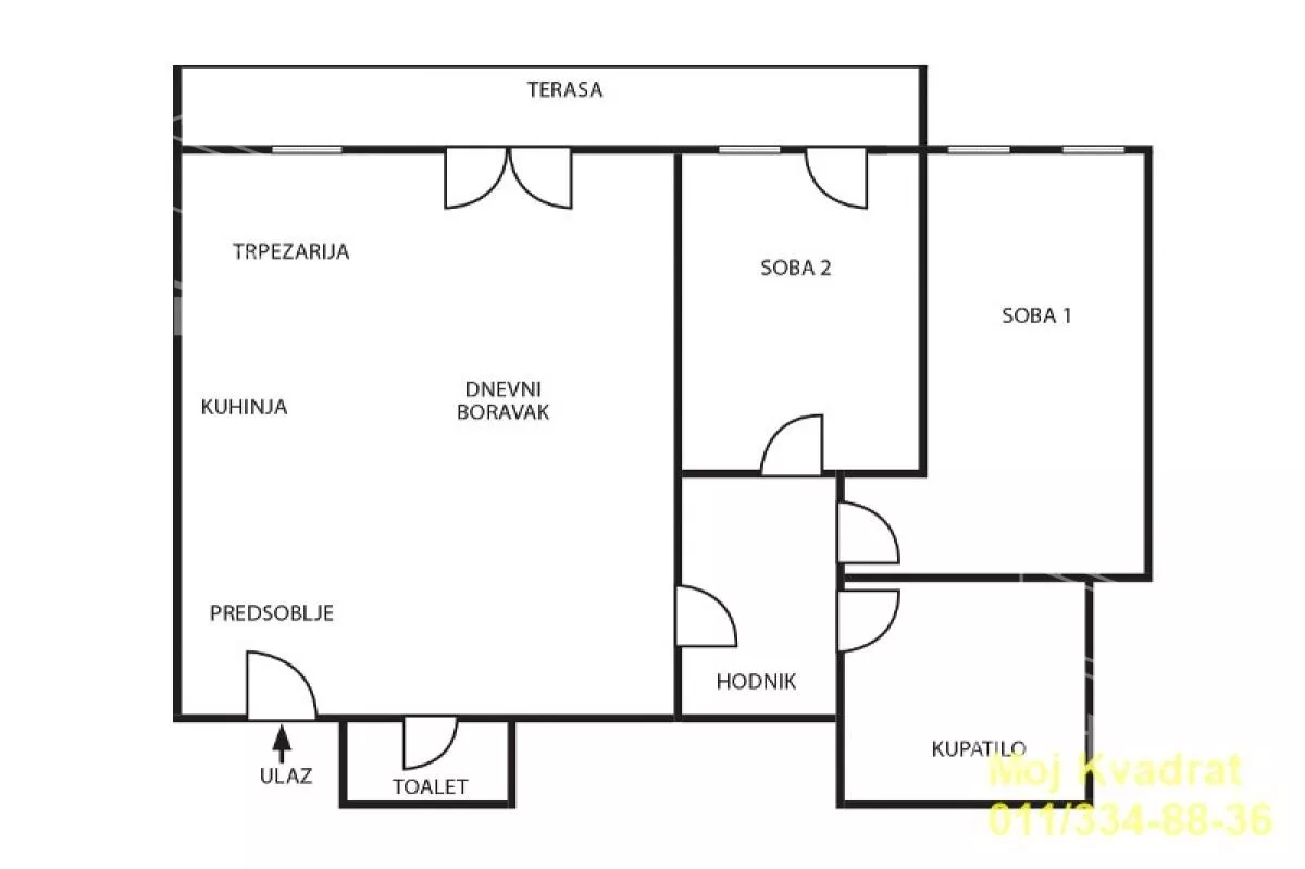 Trosoban stan | 4zida