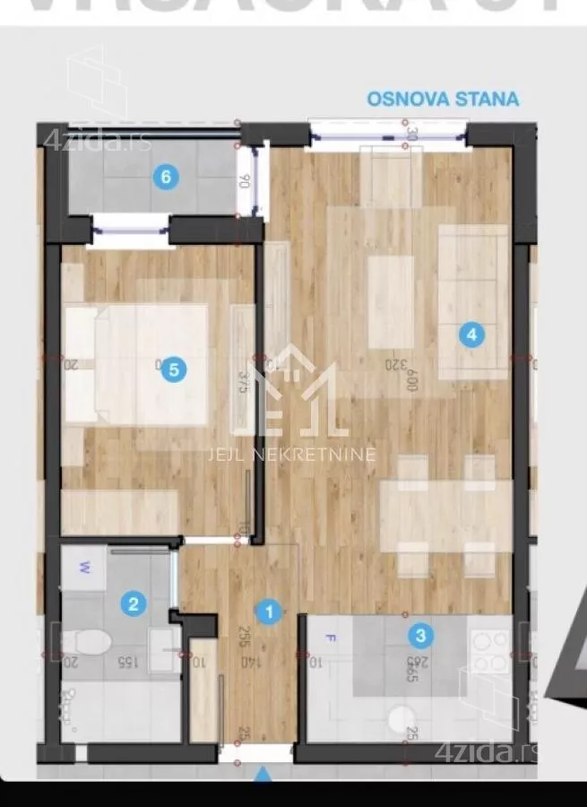 Dvosoban stan | 4zida