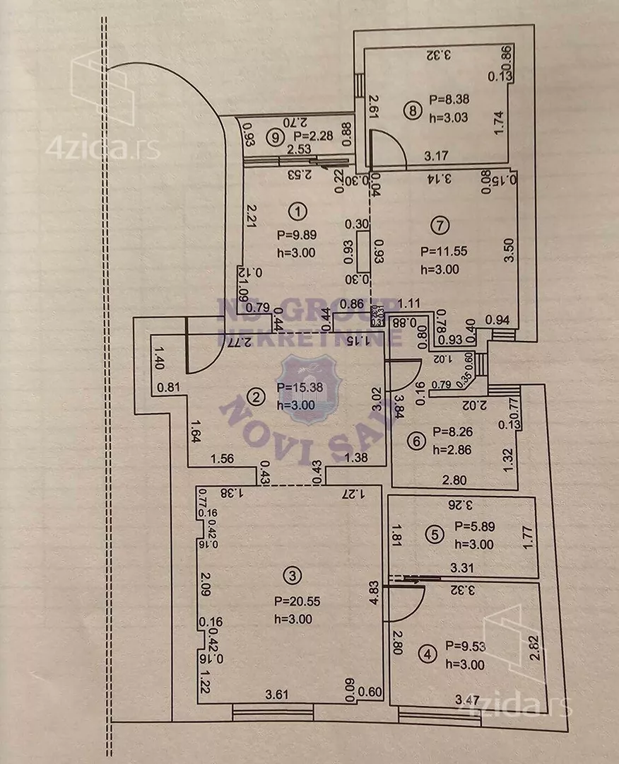 Trosoban stan | 4zida