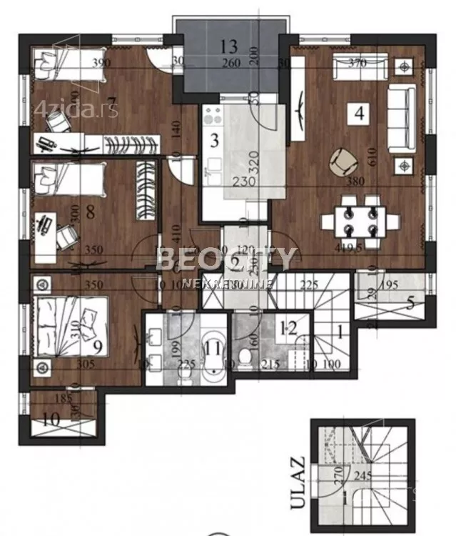 Četvorosoban stan | 4zida