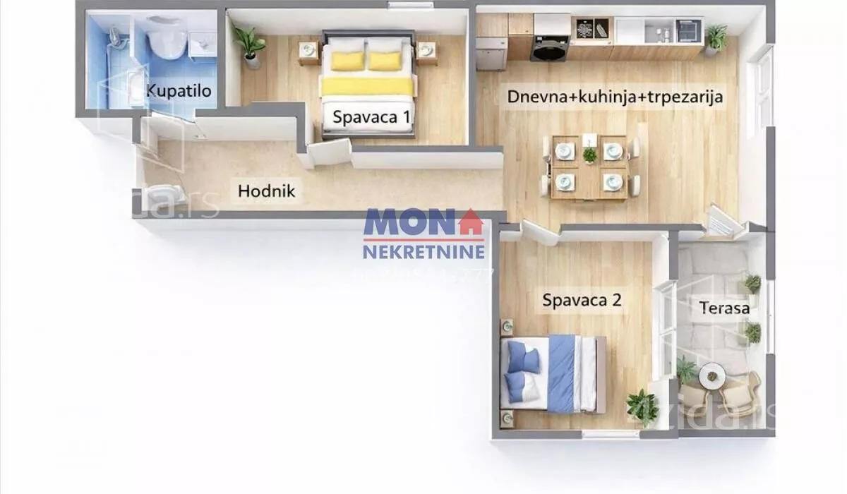 Dvoiposoban stan | 4zida