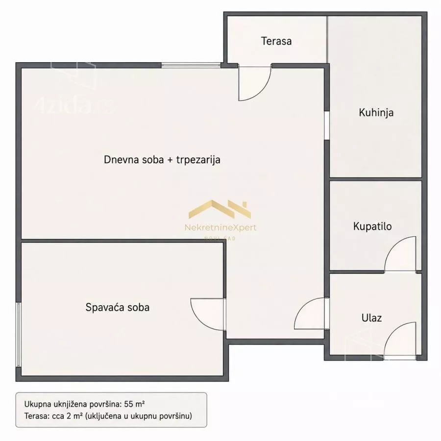 Dvosoban stan | 4zida