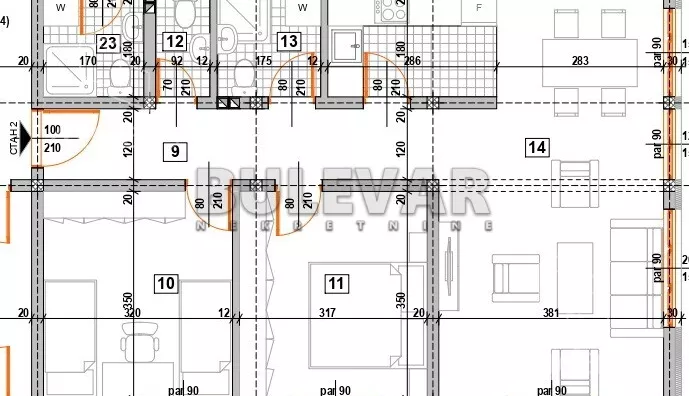 Trosoban stan | 4zida