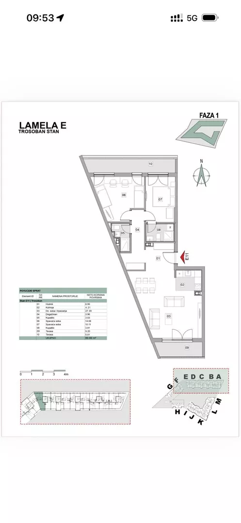 Trosoban stan | 4zida