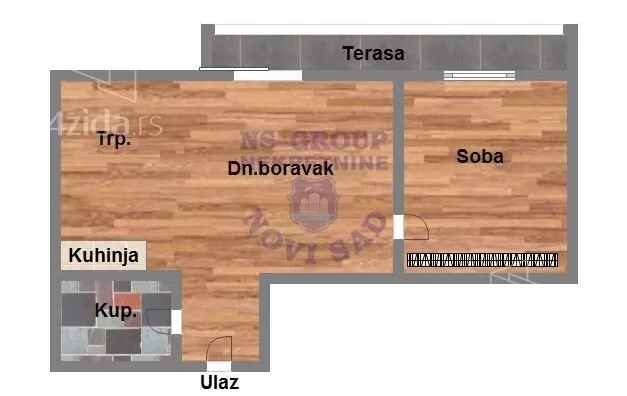 Jednoiposoban stan | 4zida