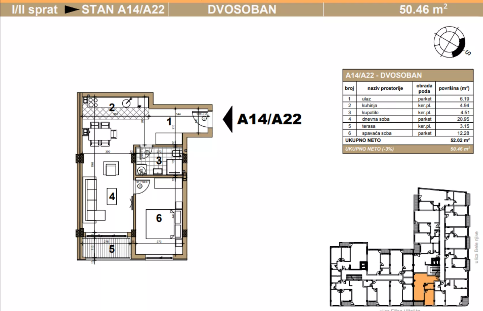 Dvosoban stan | 4zida