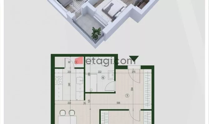 Dvosoban stan | 4zida