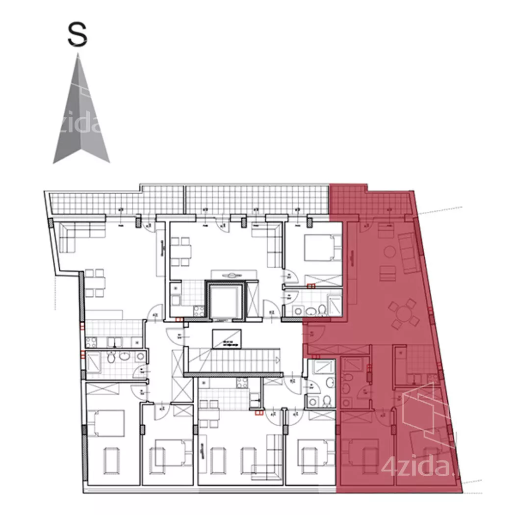Trosoban stan | 4zida