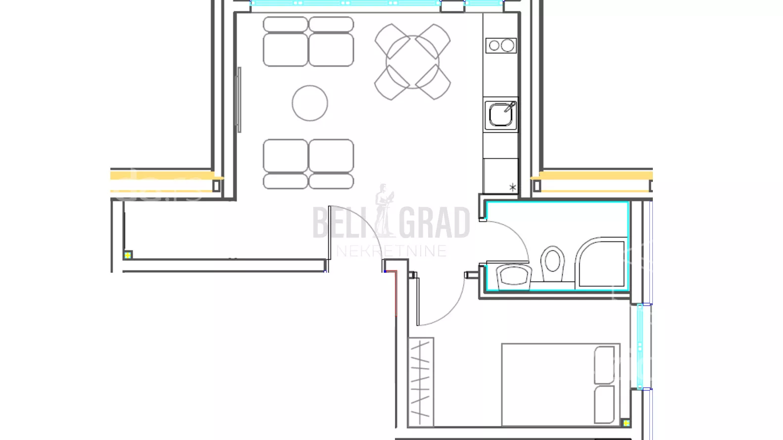 Dvosoban stan | 4zida