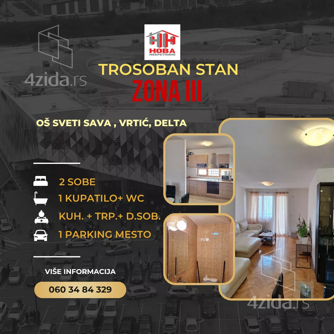 Trosoban stan | 4zida