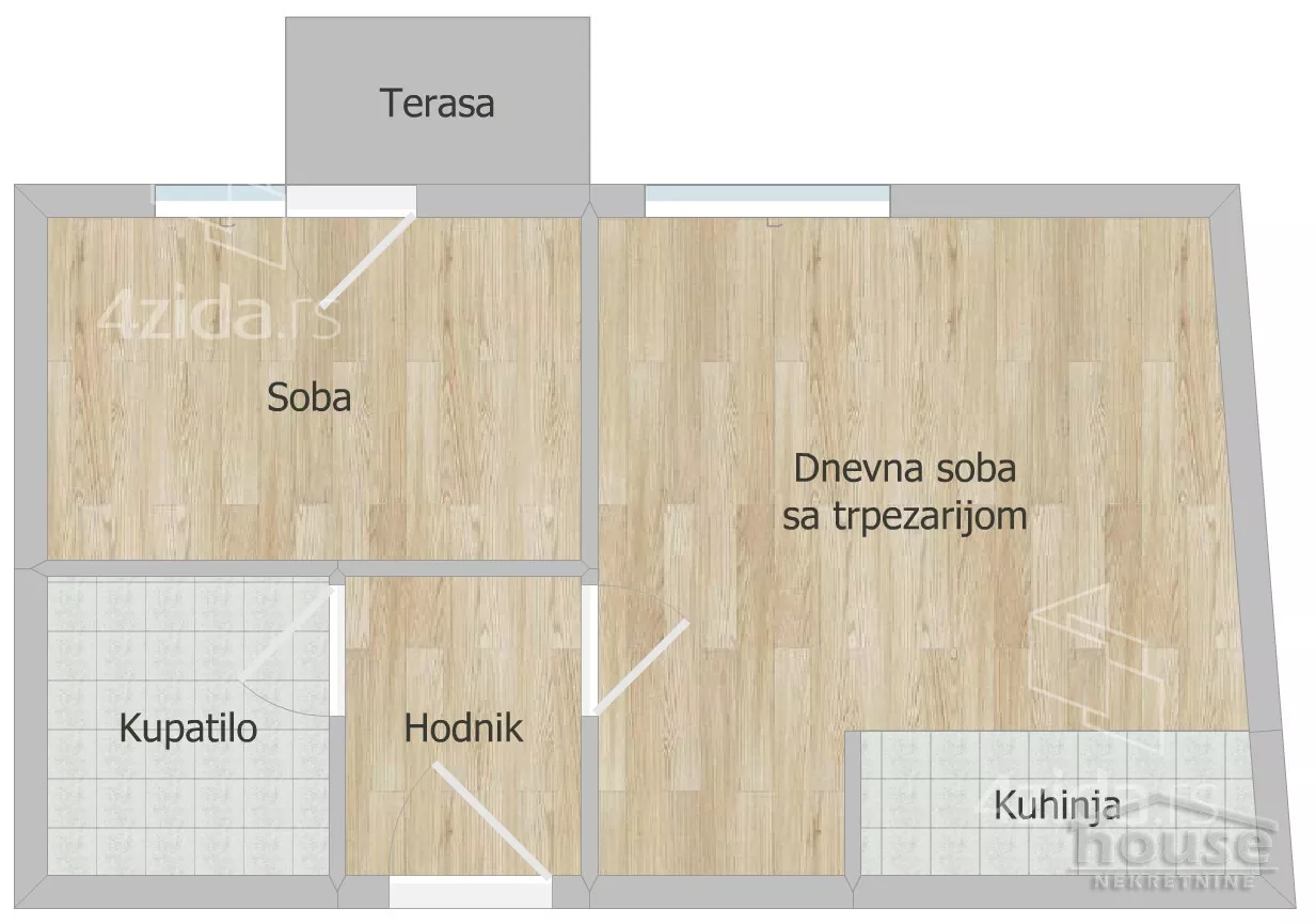 Jednoiposoban stan | 4zida