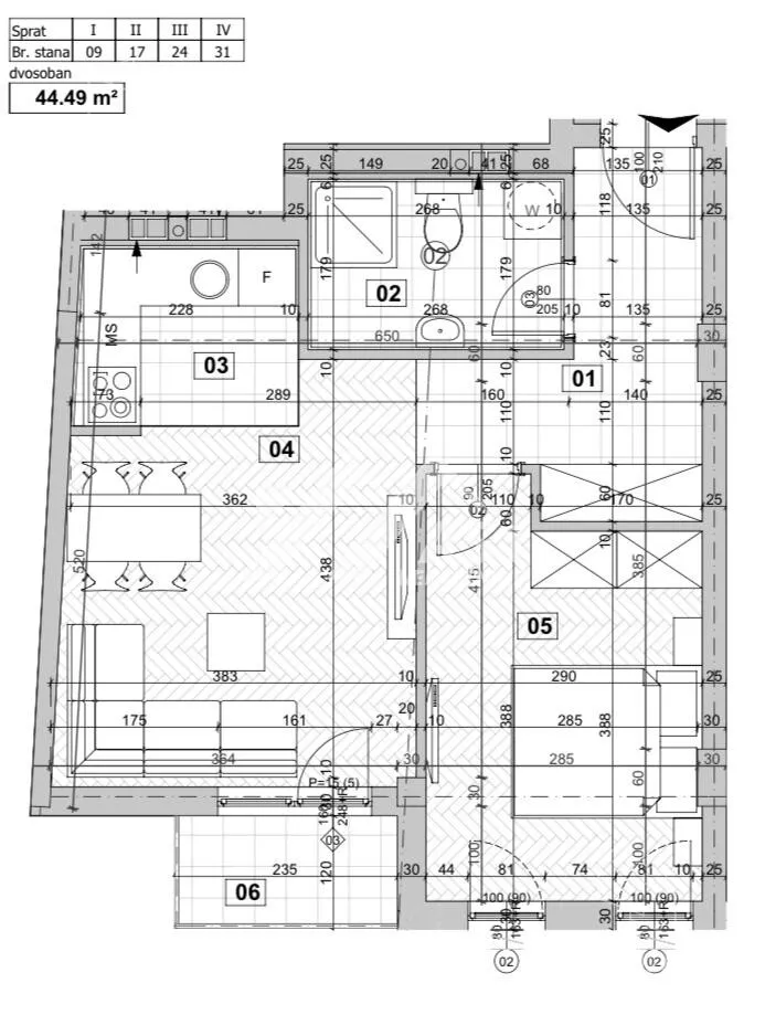 Dvosoban stan | 4zida