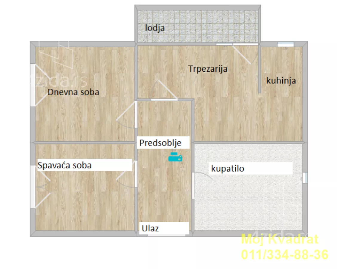 Dvosoban stan | 4zida