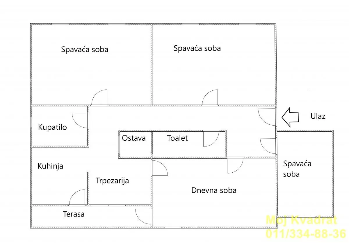 Troiposoban stan | 4zida