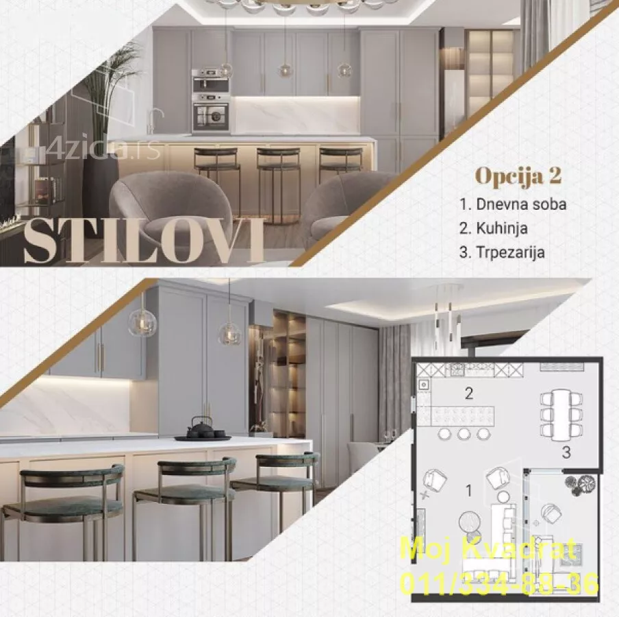 Trosoban stan | 4zida