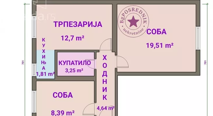 Dvosoban stan | 4zida