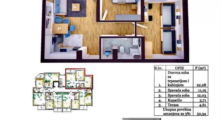 Dvoiposoban stan | 4zida