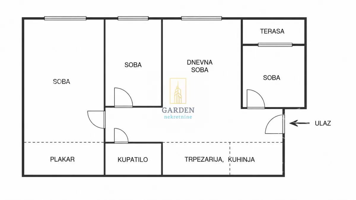 Trosoban stan | 4zida