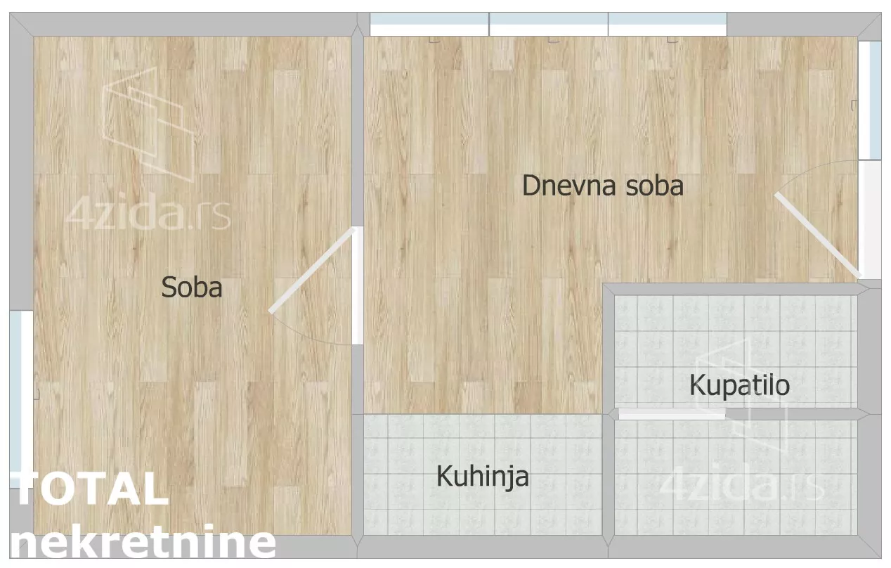 Jednosoban stan | 4zida